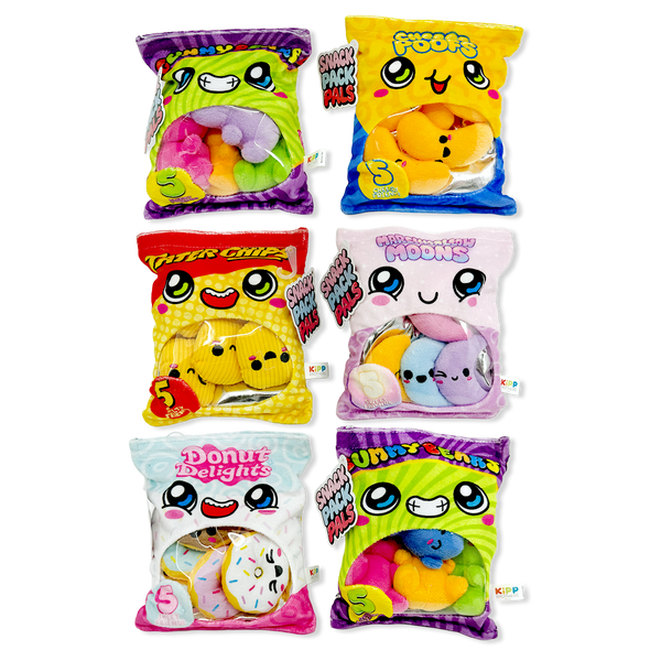 Snack Pack Pals Collectible Plush Toy - Assorted