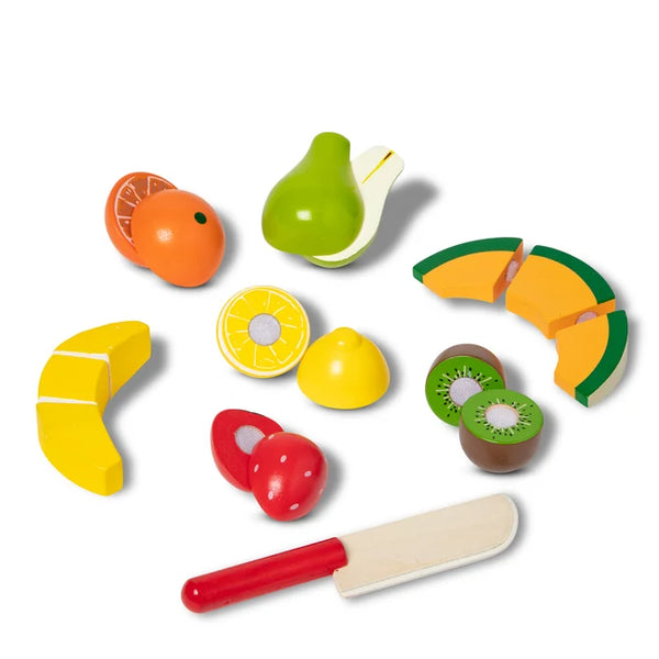 Melissa & Doug Wooden Cutting Fruit Play Set