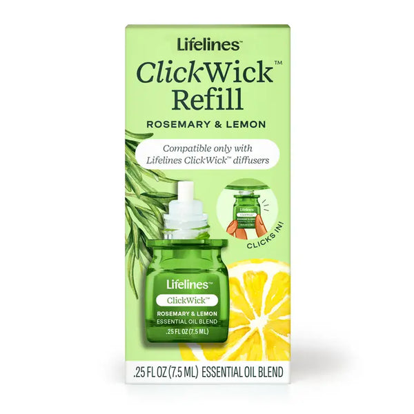 Lifelines ClickWick Refill - Rosemary & Lemon