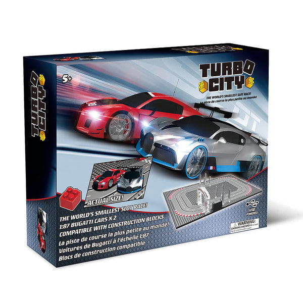 Turbo City Bugatti Small Slot Car Track