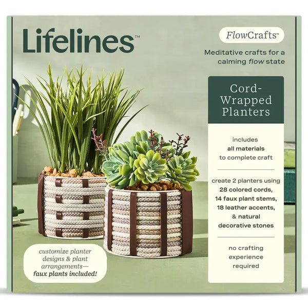 Lifelines FlowCrafts Cord-Wrapped Planter