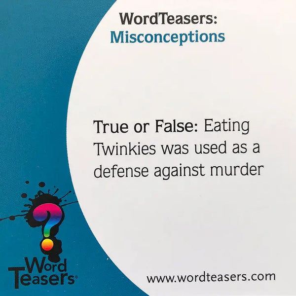 Misconceptions: Conversation Starter Cards