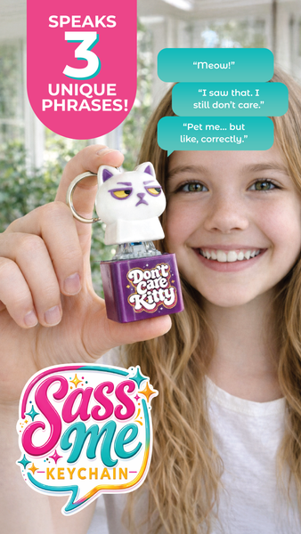 Sass Me Keyboard Fidget Keychain Toy