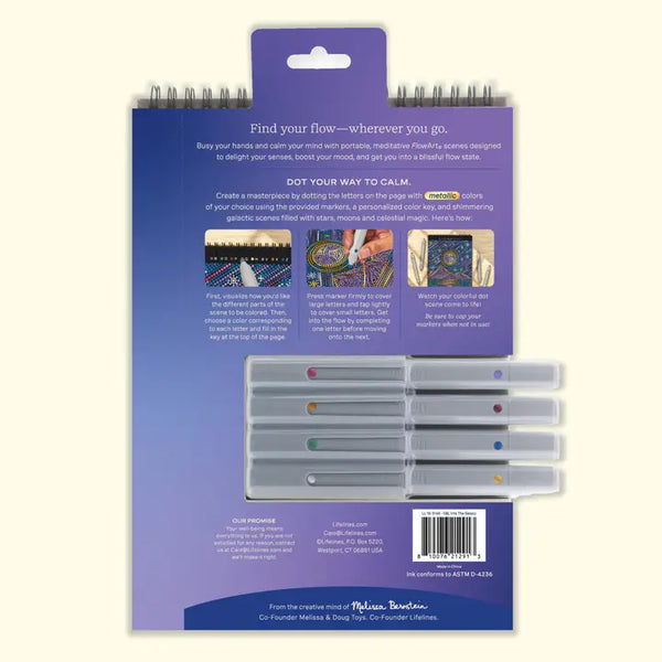 Lifelines FlowArt Dot-by-Letter - Into the Galaxy