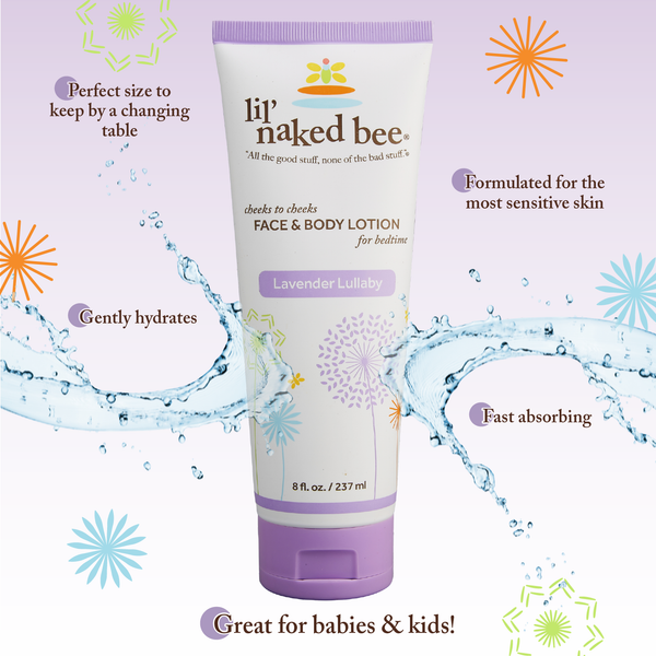 8 oz. Lavender Lullaby Cheeks to Cheeks Face & Body Lotion