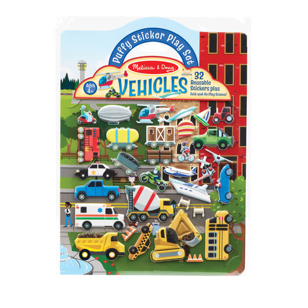 Melissa & Doug Puffy Stickers Play Set - Vehicles