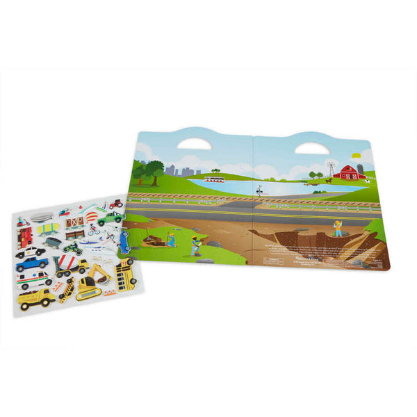 Melissa & Doug Puffy Stickers Play Set - Vehicles