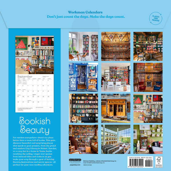 A Calendar for Book Lovers Wall Calendar 2027