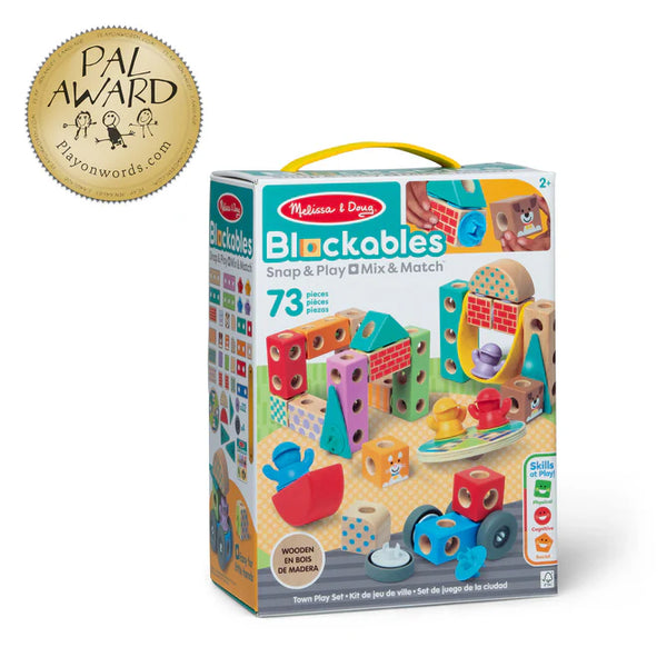 Melissa & Doug Blockables Play Set - Town
