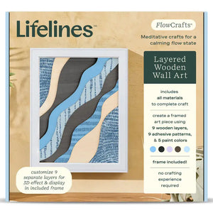 Lifelines FlowCrafts Wooden Wall Art