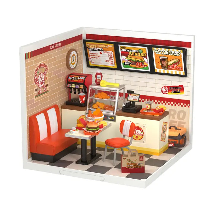 Yum Yum Burgers DIY Miniature House Kit
