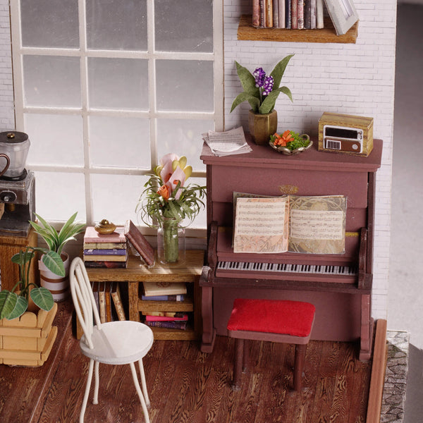 DIY Miniature House Kit: Simon's Coffee
