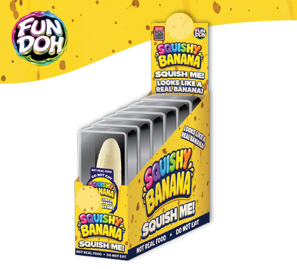 Fun Doh Squishy Banana Stress Relief Toy