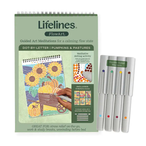 Lifelines FlowArt Dot-By-Letter - Pumpkins & Pastures