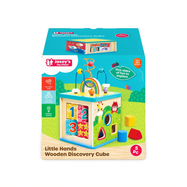 Little Hands Wooden Discovery Cube