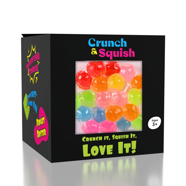 Crunch & Squish Candy Series Crunchy Squishy Stress Ball Fidget Toy - Assorted