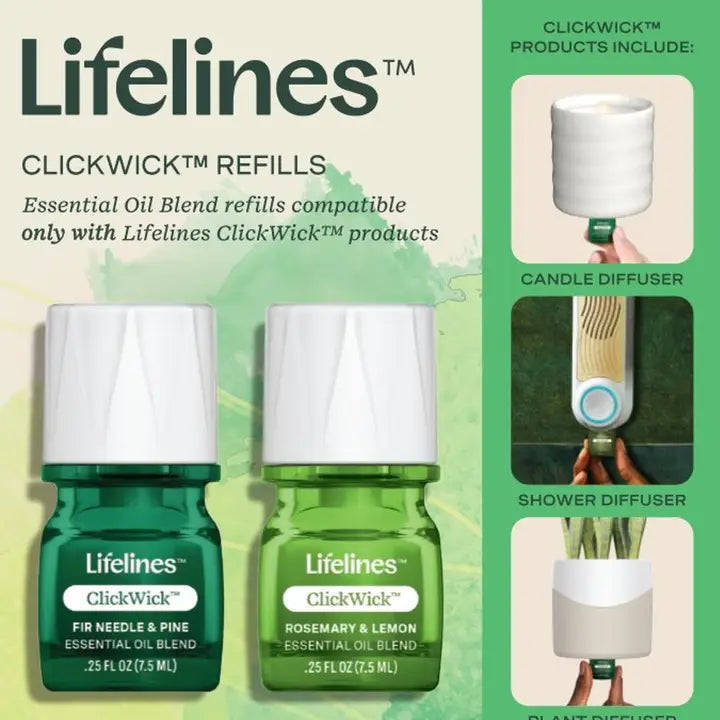 Lifelines ClickWick Replacement - Woodsy & Herbal