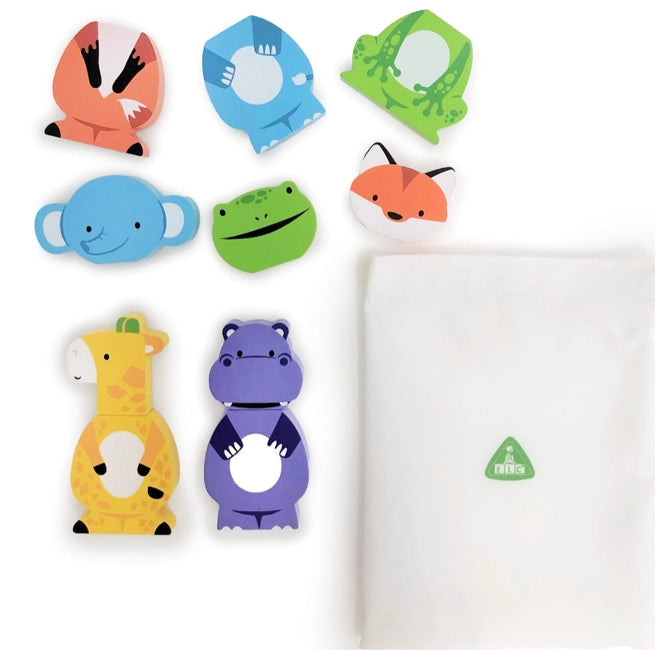 Wooden Magnetic Mix & Match Animals – Persnickety's