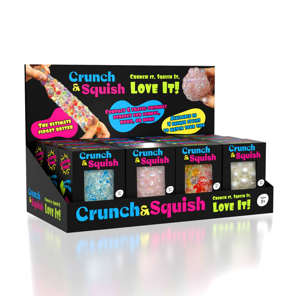 Crunch & Squish Crunchy Squishy Stress Ball Fidget Toy - Assorted