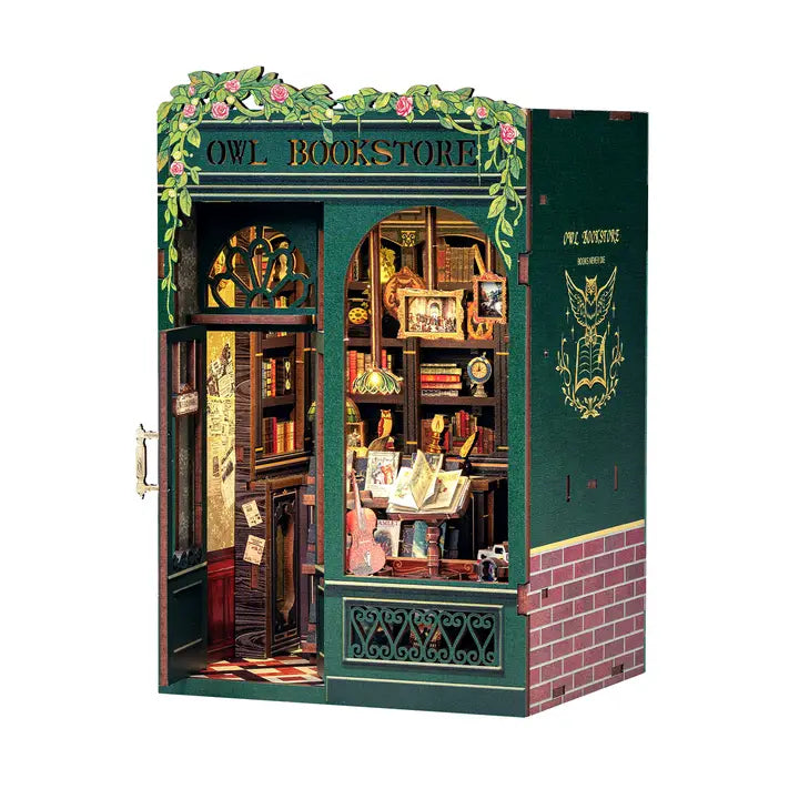 Owl Bookstore Book Nook Kit