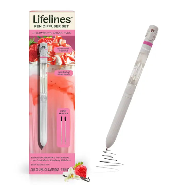 Lifelines Pen Diffuser Set - Strawberry Milkshake