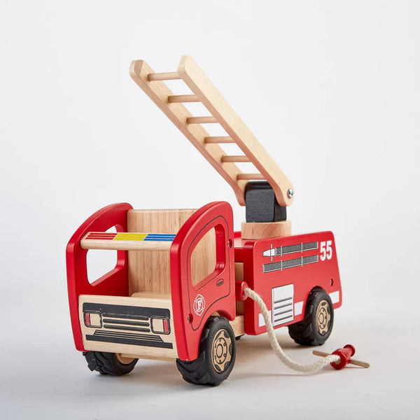 Wooden Fire Engine - Small