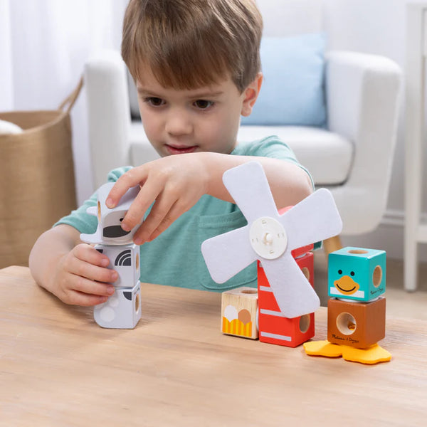 Melissa & Doug Blockables Play Set - Farm Friends