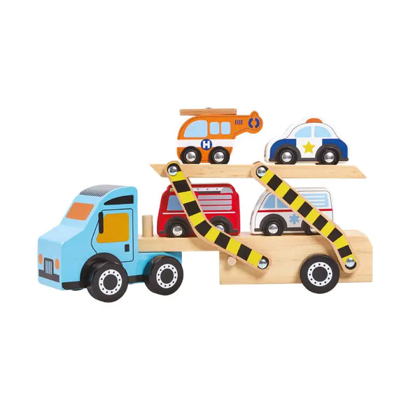 Wooden Off to the Rescue Vehicle Carrier