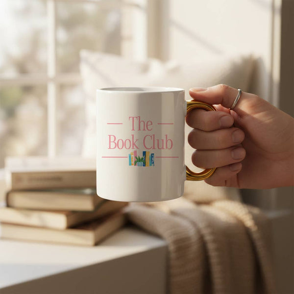 Cozy Cute Ceramic Mug – The Book Club 11 oz