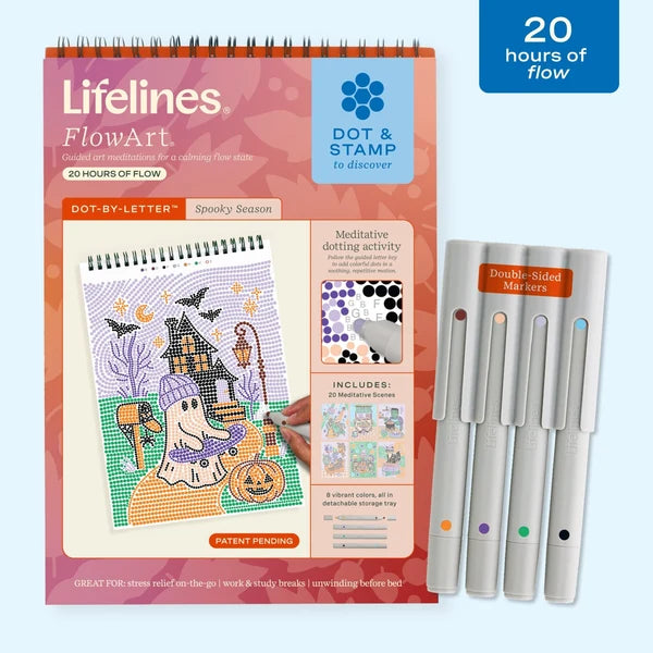 Lifelines FlowArt Dot By Letter - Spooky Season