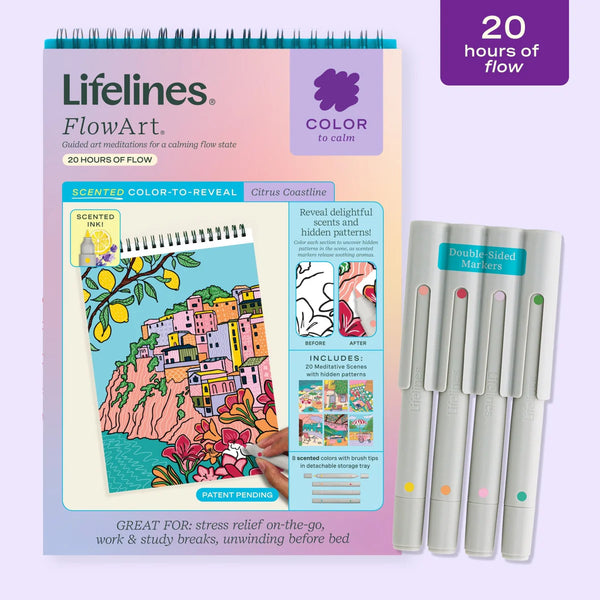 Lifelines FlowArt SCENTED Color to Reveal - Citrus Coastline