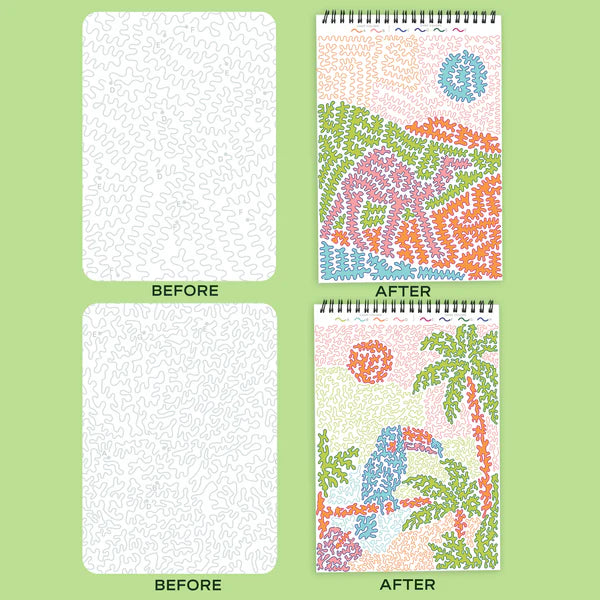 Lifelines FlowArt Trace by Letter - Pack Your Bags