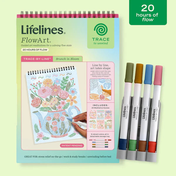 Lifelines FlowArt Trace By Line - Brunch in Bloom