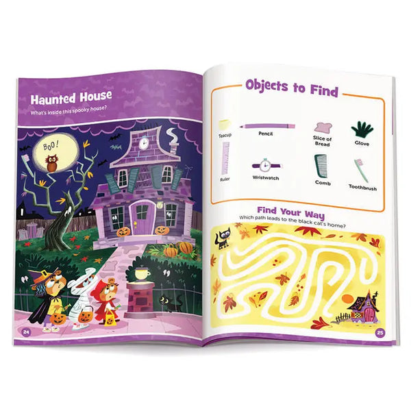 Highlights Hidden Pictures Halloween Puffy Sticker Playscenes