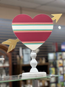 Heart with Arrow Topper