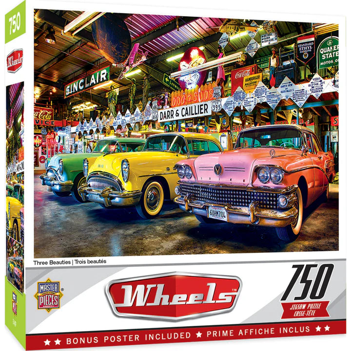 Wheels Three Beauties Puzzle