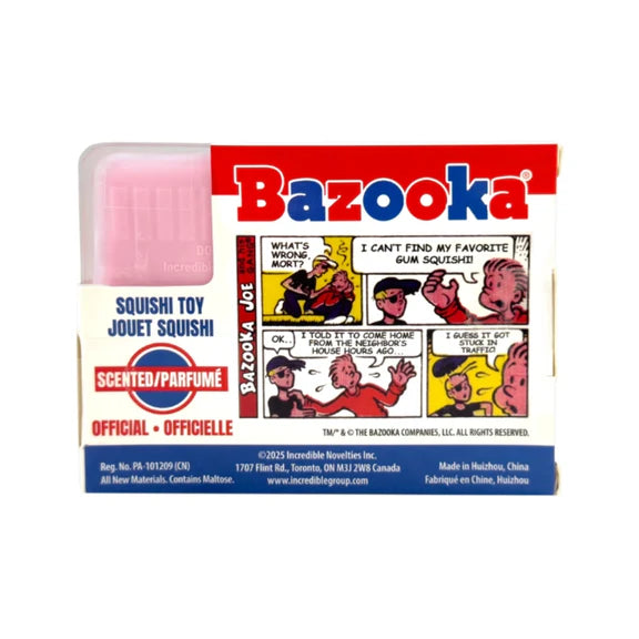 Bazooka Gum Scented Squishy Toy