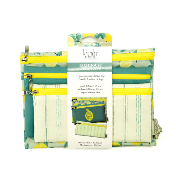 Reusable Storage Bags - 3 Pack