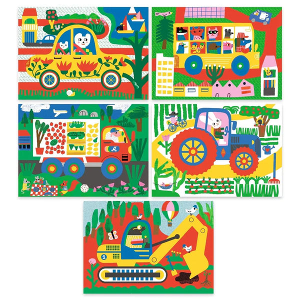 Vehicles Scratch Cards