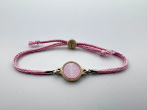 Tap to Pray Adjustable Cross Bracelet