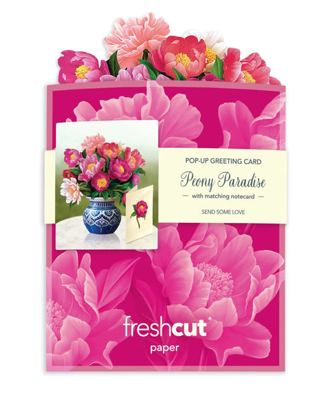 Mini Peony Paradise Pop-Up Flower Bouquet