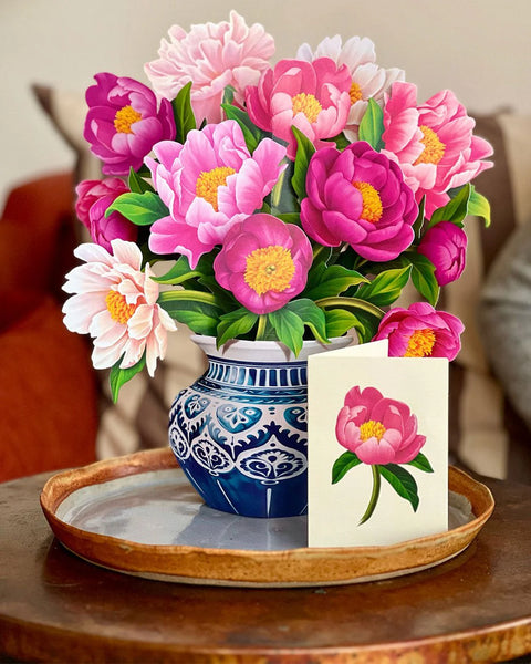 Peony Paradise Pop-Up Flower Bouquet