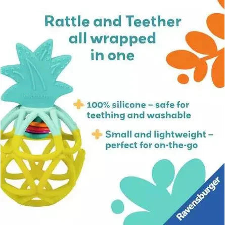Rattle Teether - Pineapple