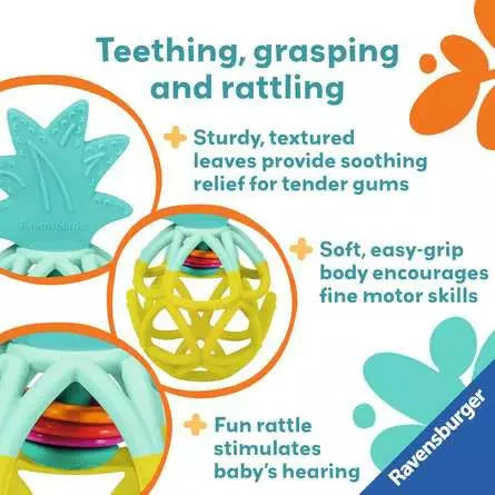 Rattle Teether - Pineapple