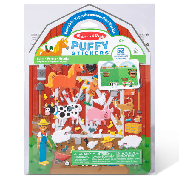 Melissa & Doug Puffy Stickers Play Set - Farm