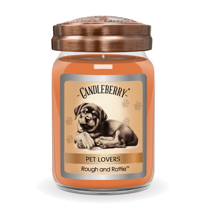 Rough and Rottie Pet Lovers Candle