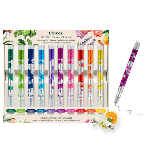 Lifelines Scented Lava Pens - 10 Count