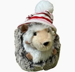 Spunky Hedgehog with Winter Hat
