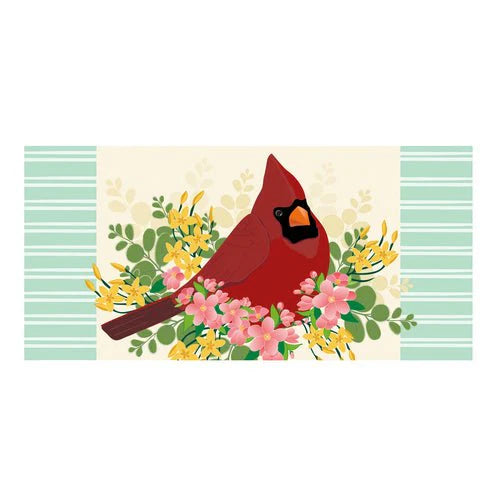 Spring Floral Cardinal