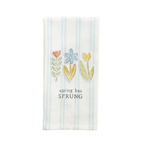 Three Flowers Patch Towel